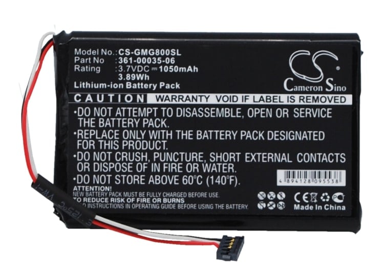 Battery for Garmin 361-00035-06 Edge 1000 Approach G8