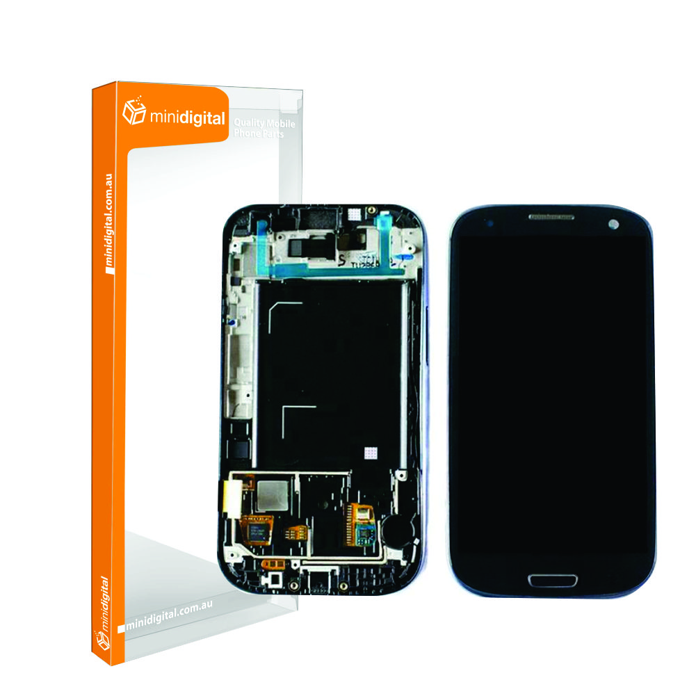 Samsung Galaxy S3 4G I9305 LCD Dig Blue w/ Frame