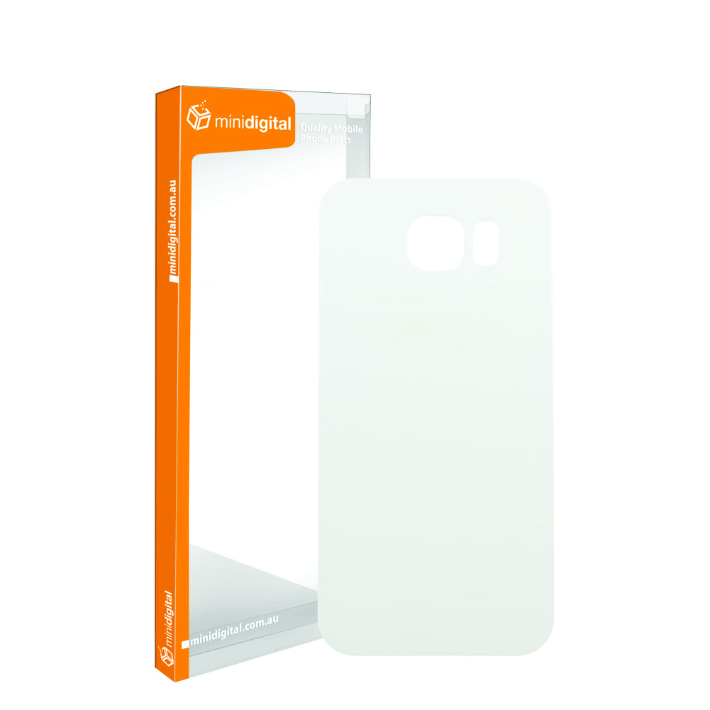 White Back Battery cover for Samsung Galaxy S6.