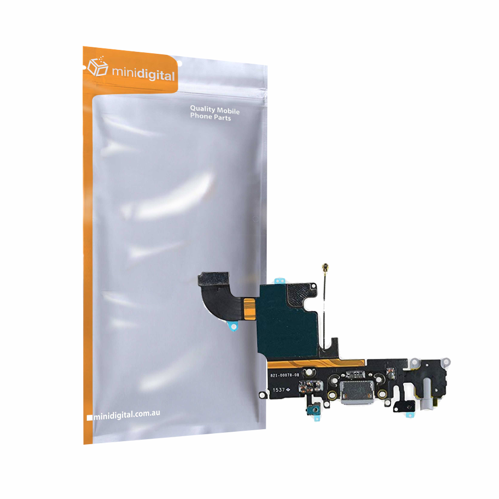 for iPhone 6s Charge Port USB Earphone microphone Flex grey