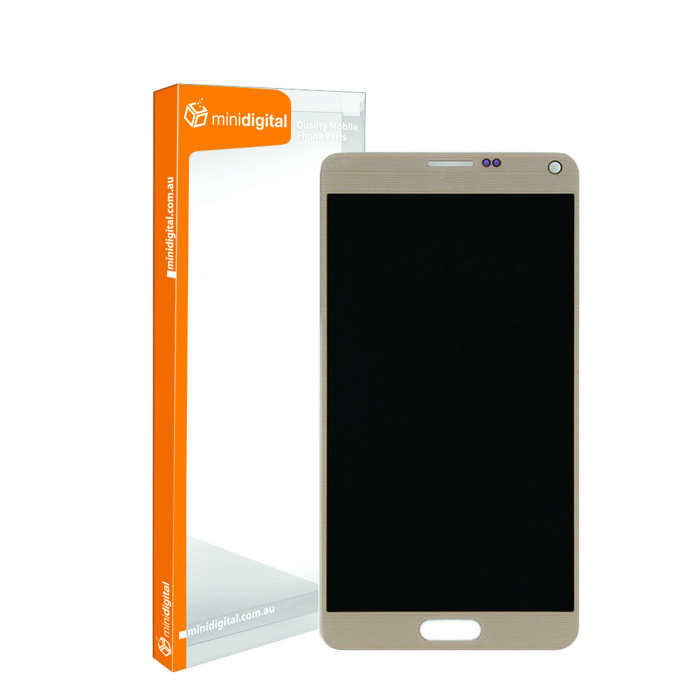 Gold LCD Digitizer for Samsung Note 4