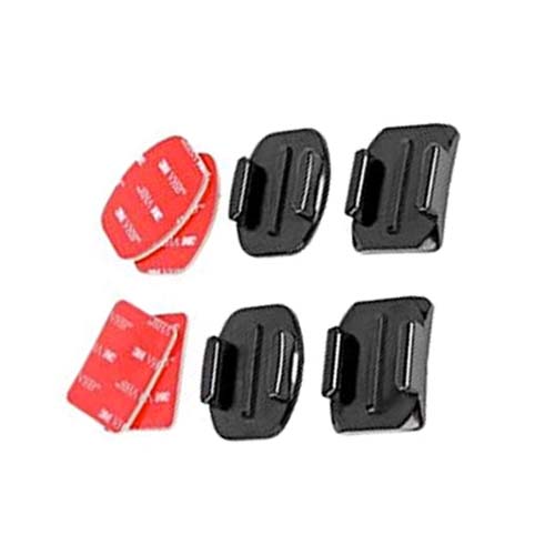 8pc Helmet Flat Curved Adhesive Mount kit for Gopro Hero 3 3+ 4 5 2 1