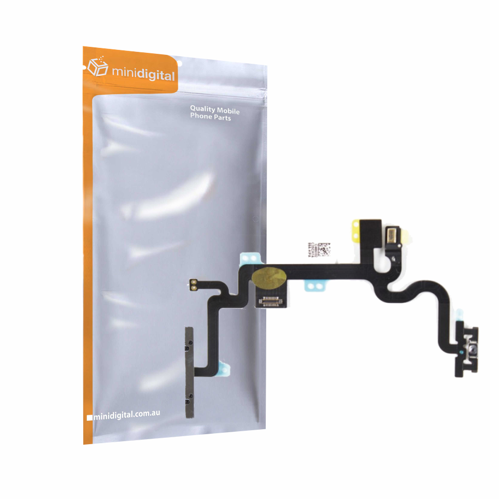 for iPhone 7 Power Sleep Volume Mute Button Flex LED Camera Flash Cable