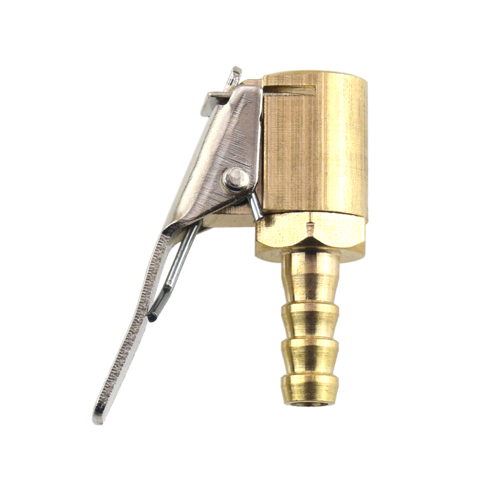 6mm barbed Car Tyre Wheel Tire Air Chuck Inflator Pump Valve Clip adapter