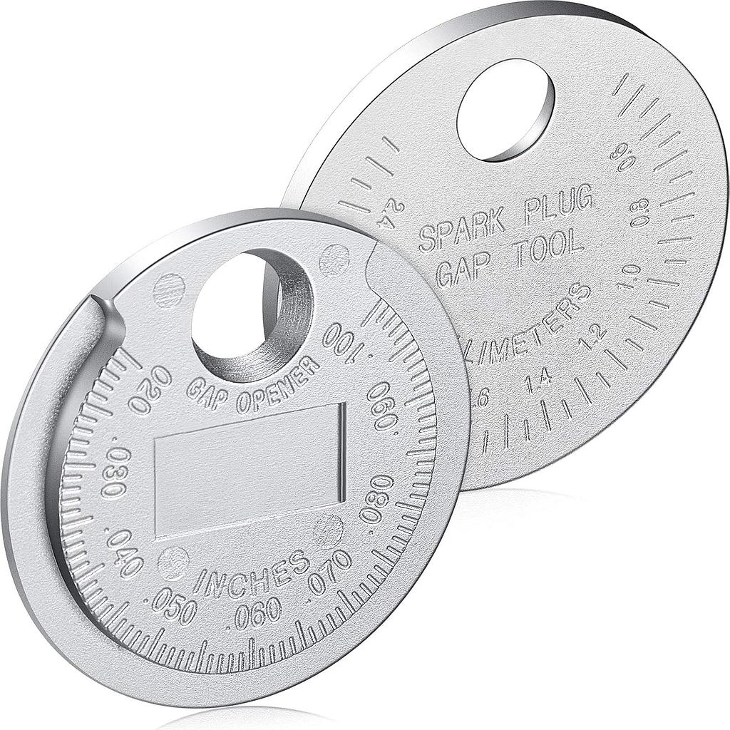 Spark Plug Gap Gauge Coin-type 0.5-2.5mm Gapper Feeler Gauge Ignition Caliber