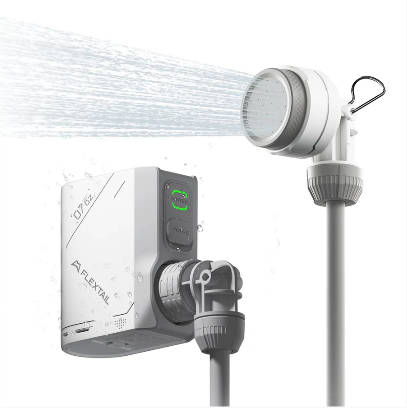 FLEXTAIL Tiny Shower Portable Shower for Camping, Rechargeable Camping